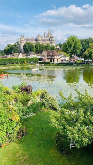 Maison De Charme Avec Vue Sur Chateau Пьерфон Экстерьер фото